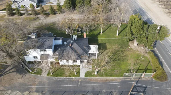 a view of a glass door of a building