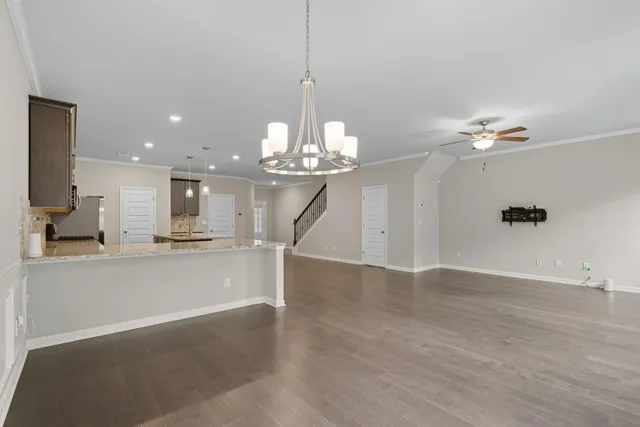 a view of an empty room