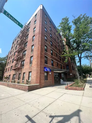 a front view of a building