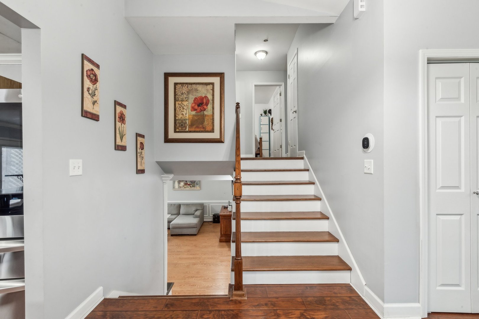204 Oakleaf Road Lake In The Hills, IL 60156 - Photo 12 of 41 a view of entryway and hall with wooden floor