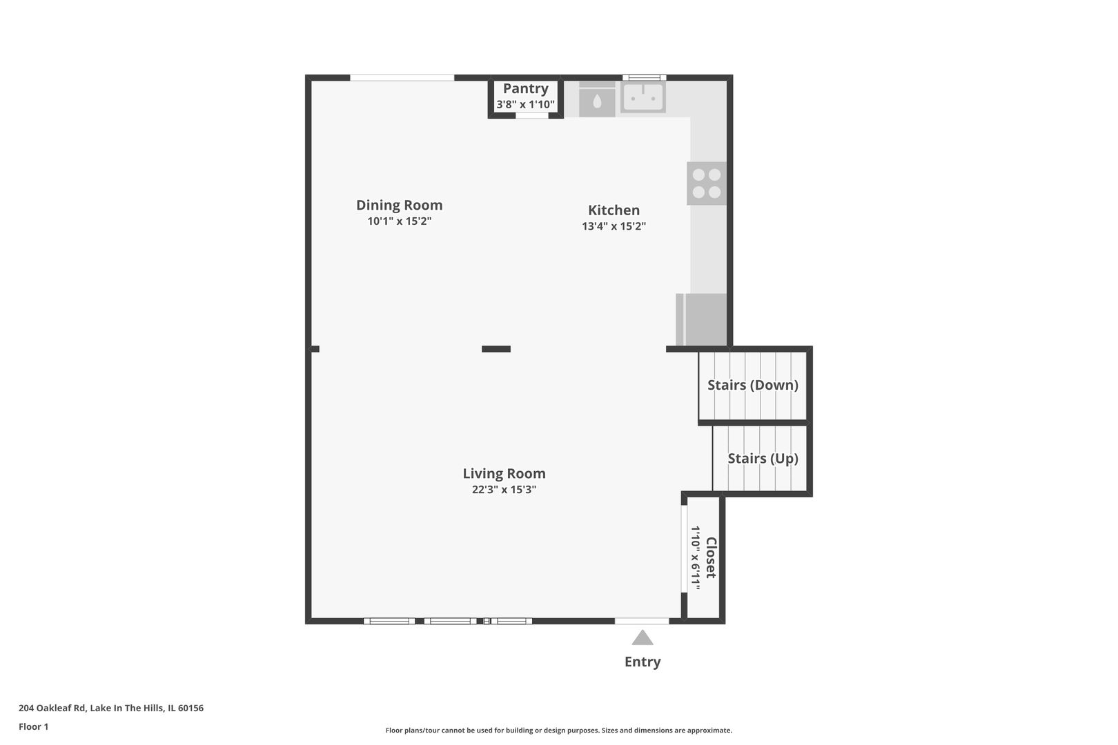 204 Oakleaf Road Lake In The Hills, IL 60156 - Photo 39 of 41 a picture of a wall with a white wall and a painting