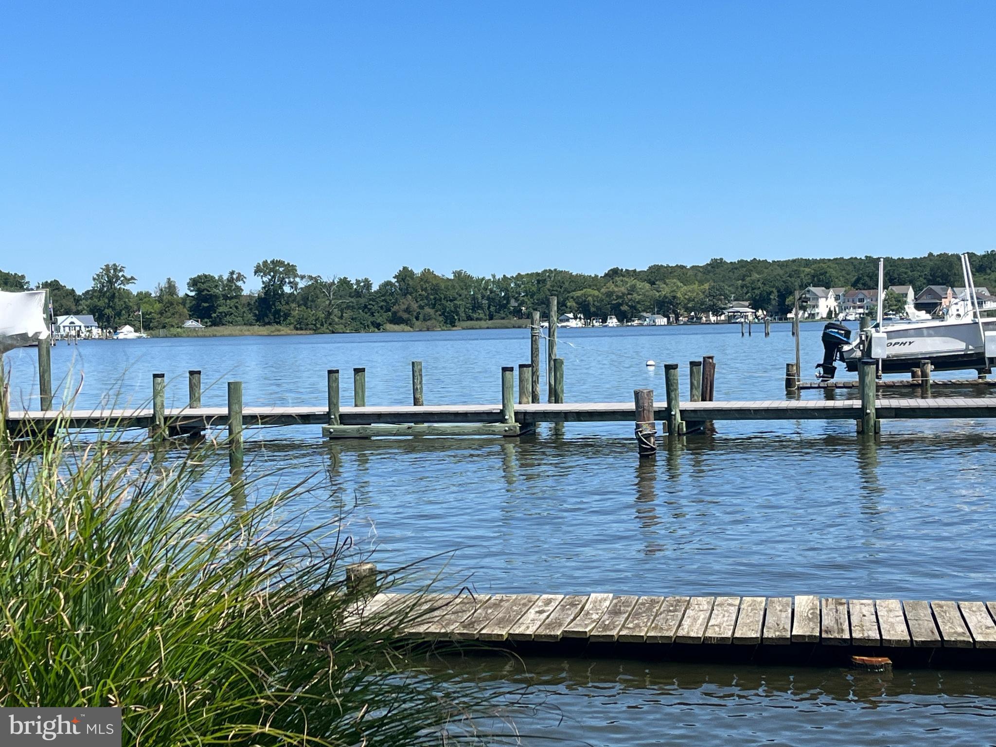 3816 Chestnut Road Baltimore, MD 21220 - Photo 5 of 27 a view of a lake with a house in the background