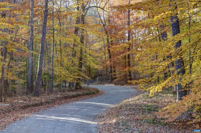 a view of pathway with yard