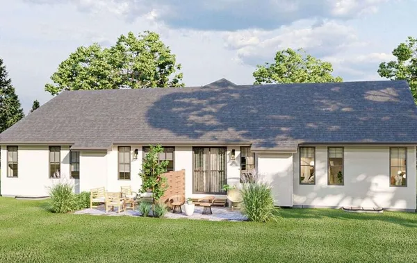 front view of house with a yard