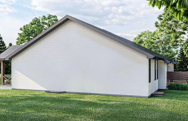 a view of backyard with garden