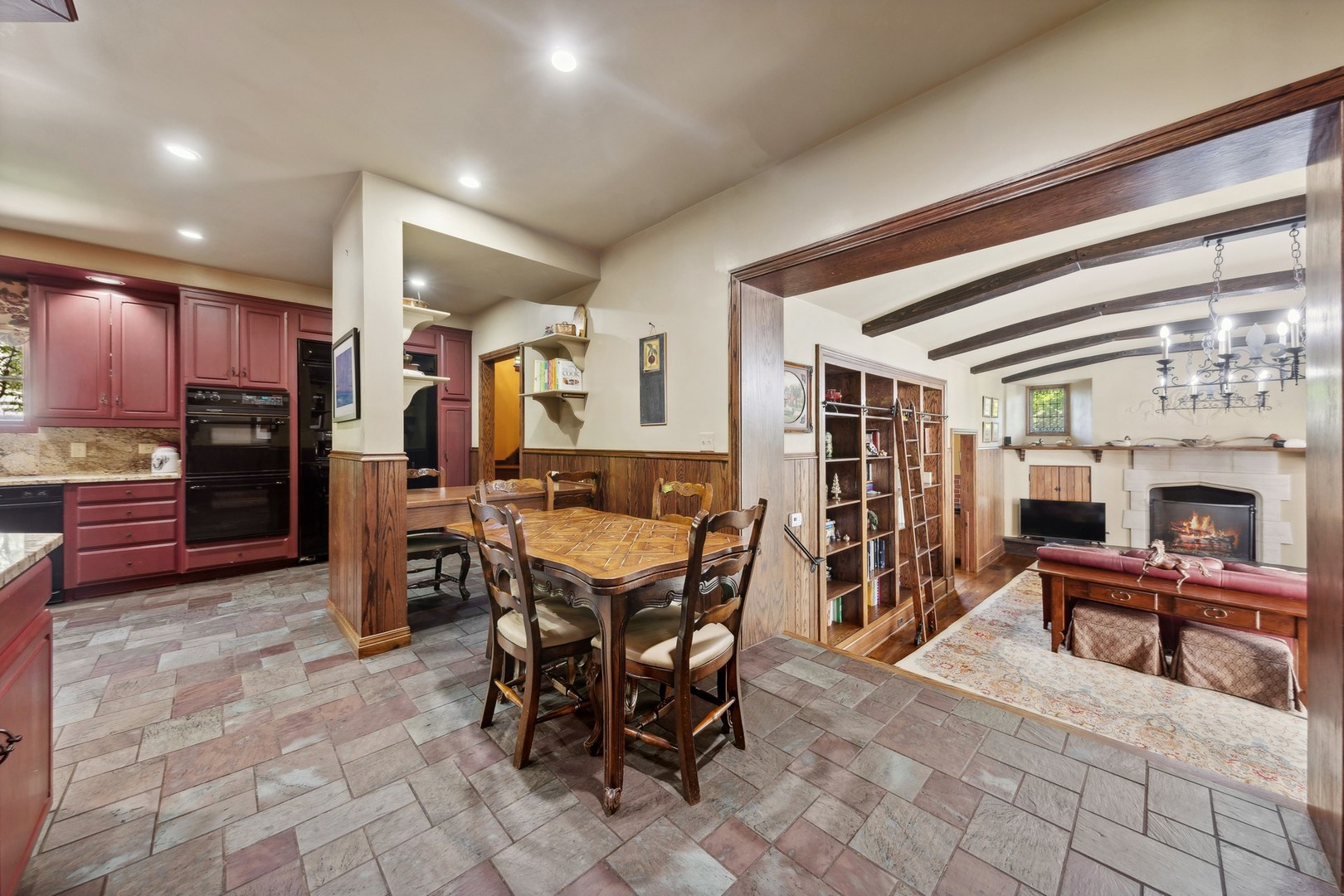 719 South County Line Road Hinsdale, IL 60521 - Photo 18 of 52 a view of a dining room with furniture