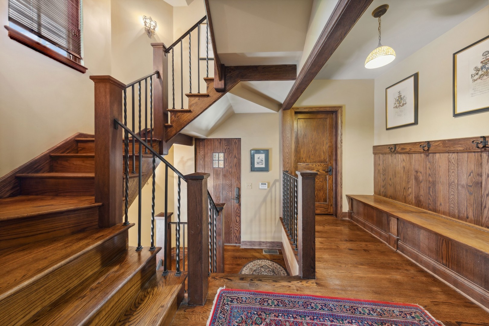 719 South County Line Road Hinsdale, IL 60521 - Photo 26 of 52 a view of entryway and hall with wooden floor