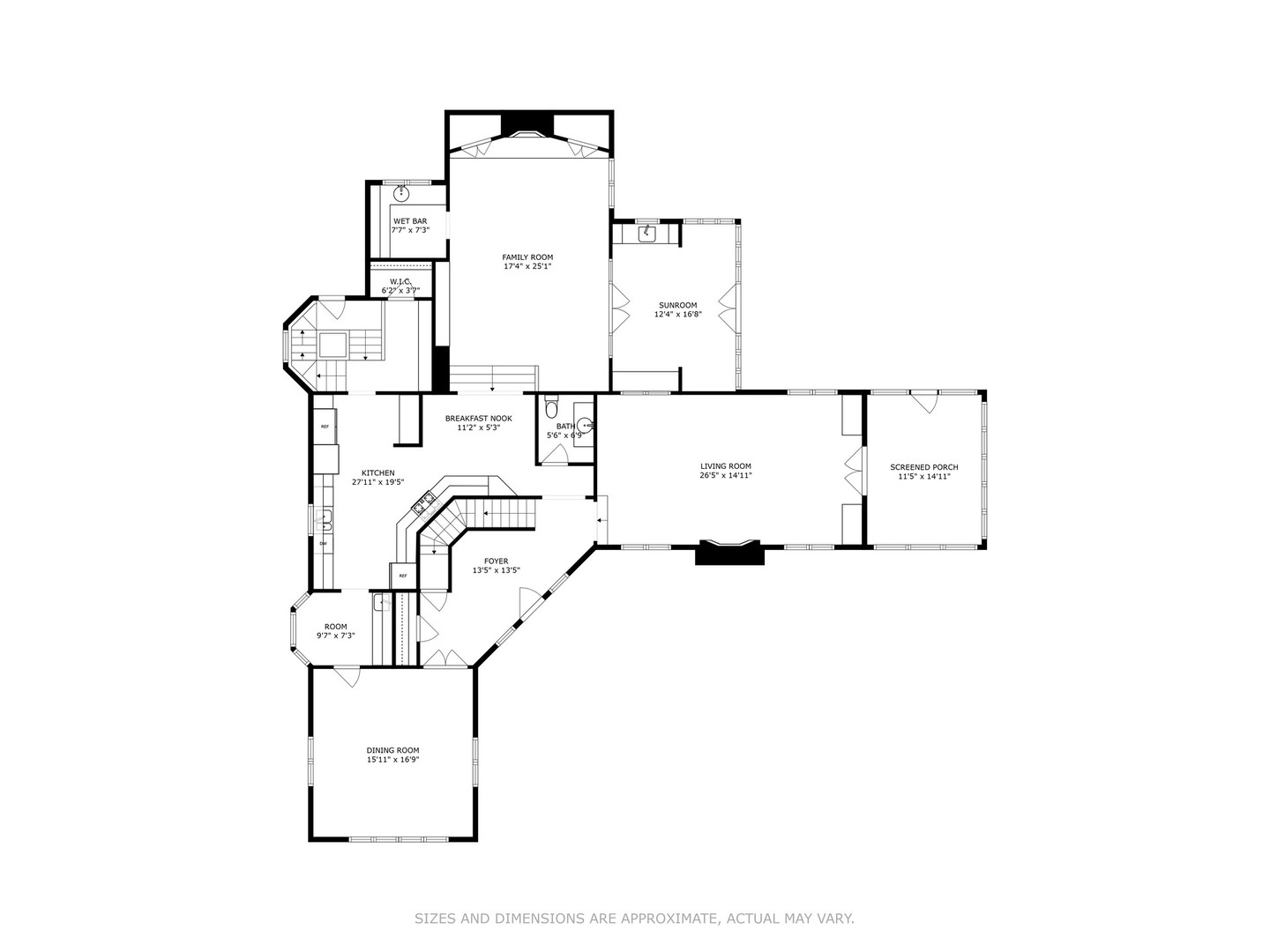 719 South County Line Road Hinsdale, IL 60521 - Photo 48 of 52 a picture of floor plan