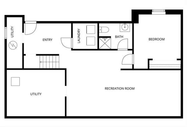 a picture of a floor plan