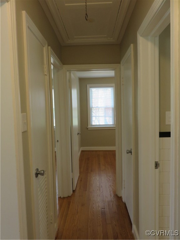 8708 Mapleton Road Henrico, VA 23229 - Photo 11 of 28 a view of hallway with wooden floor