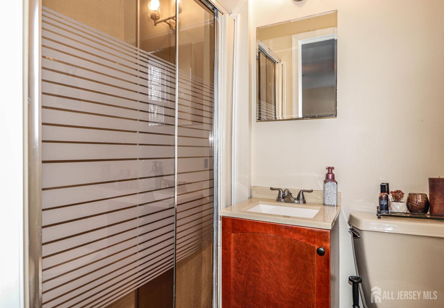 161 Devon Road Colonia, NJ 07067 - Photo 22 of 34 a bathroom with a sink and a mirror