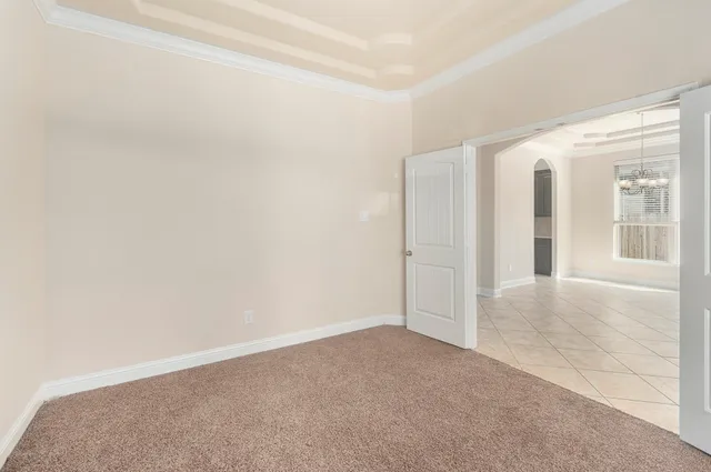 a view of an empty room