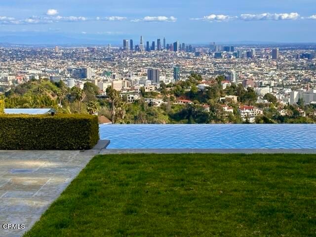 a view of city and lake