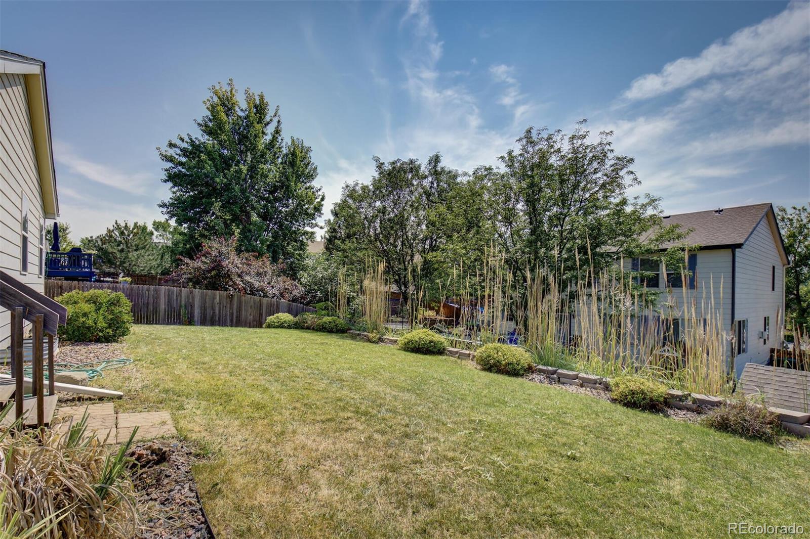 5555 South Rome Street Aurora, CO 80015 - Photo 31 of 34 a backyard of a house with lots of green space