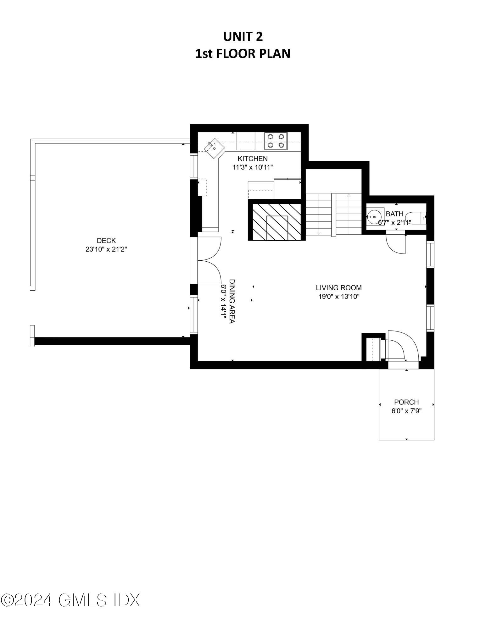43 Maple Avenue, Unit 2 Greenwich, CT 06830 - Photo 14 of 17 a picture of a floor plan