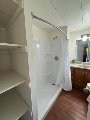 a utility room with washer and dryer