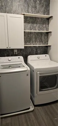 an empty room with an entryway