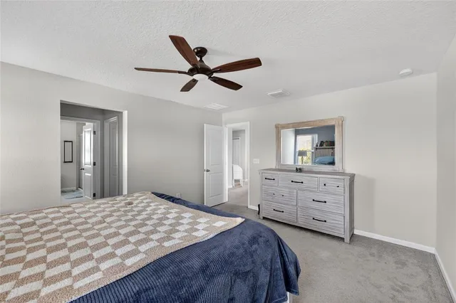 a bathroom with a shower and a toilet