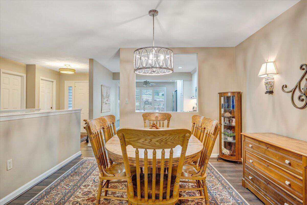 66 Scarlet Street Hardy, VA 24101 - Photo 24 of 72 a view of a dining room with furniture window and wooden floor