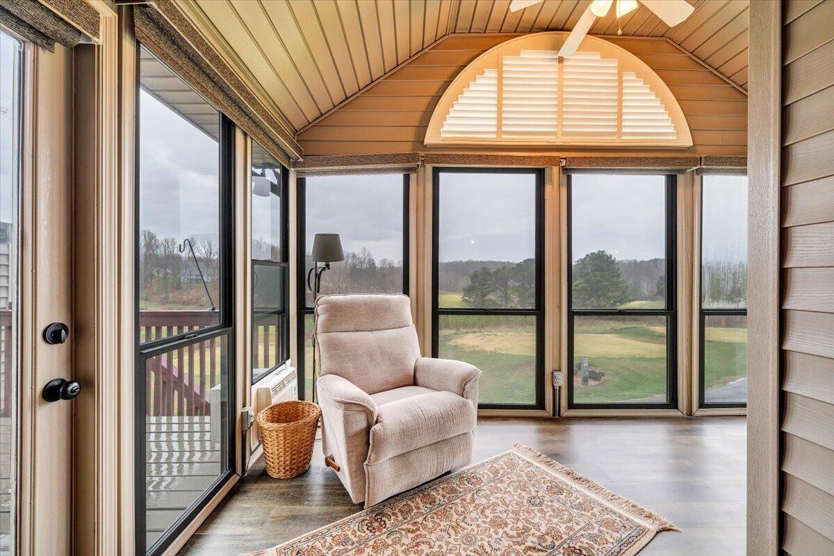 66 Scarlet Street Hardy, VA 24101 - Photo 39 of 72 a view of an entryway with a floor to ceiling window