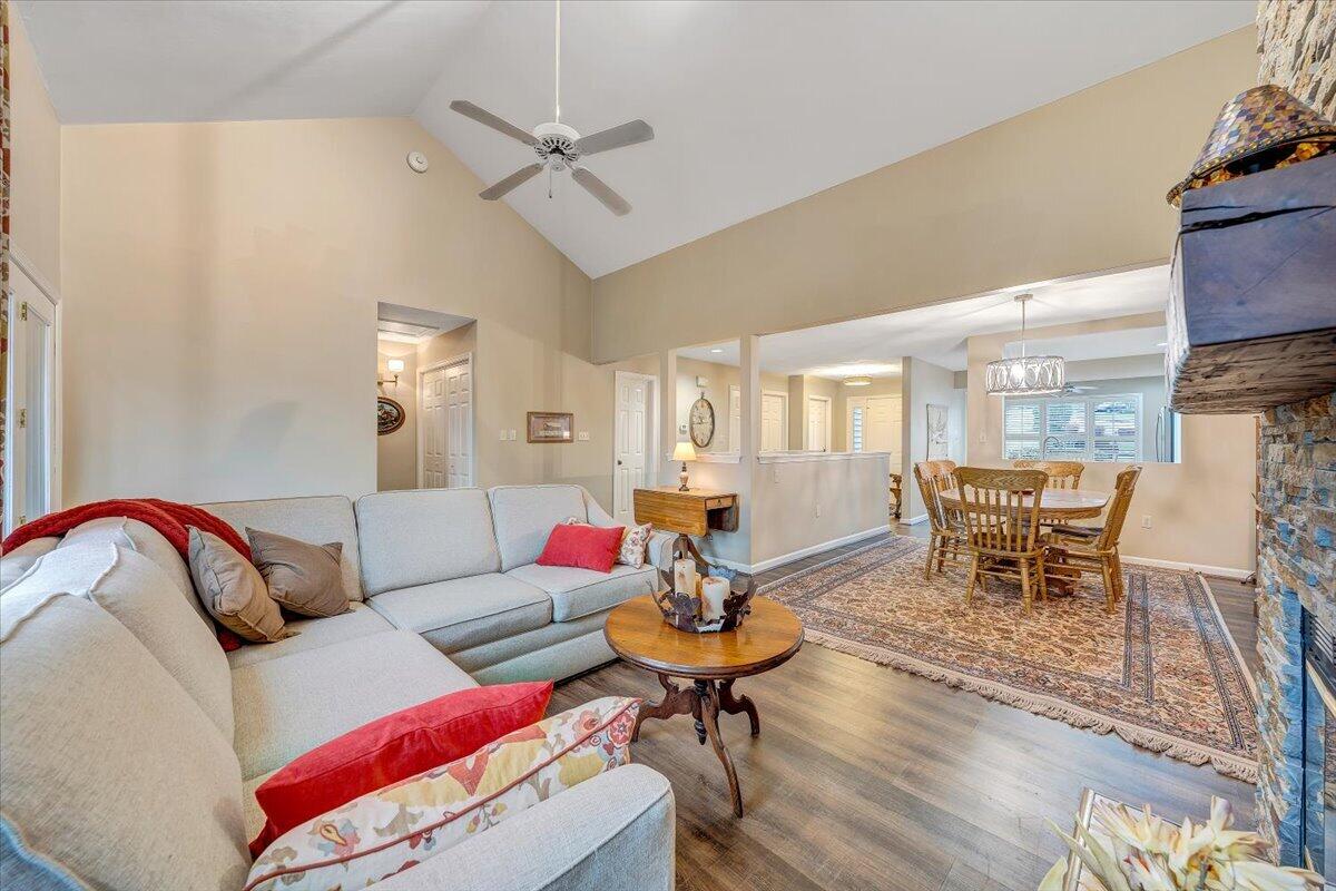 66 Scarlet Street Hardy, VA 24101 - Photo 9 of 72 a living room with furniture and a wooden floor