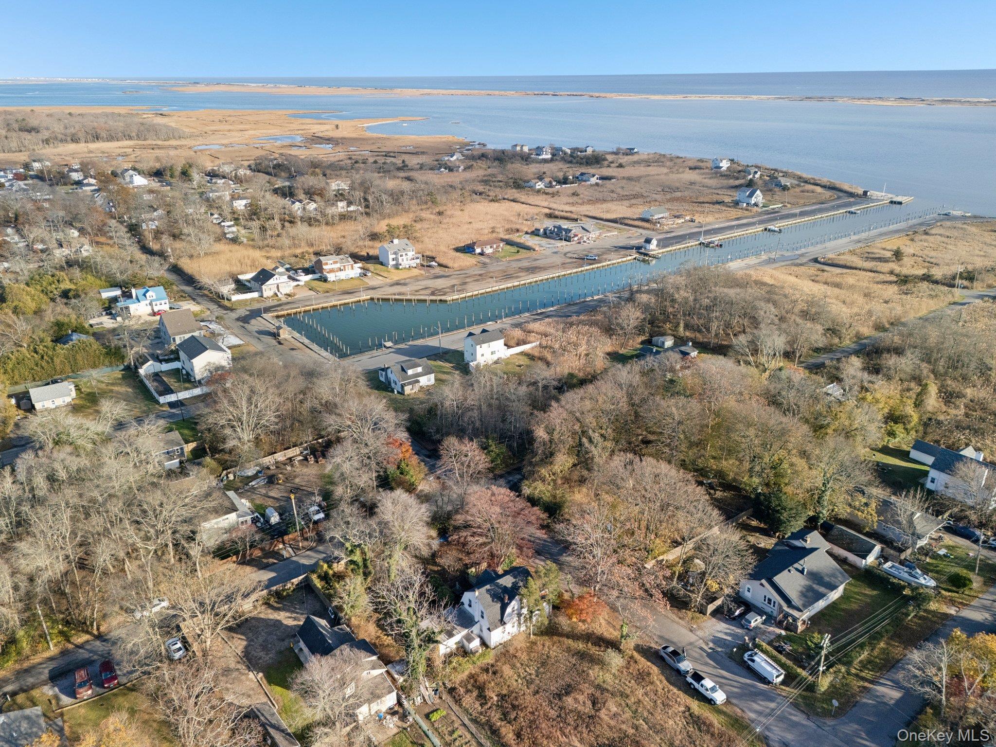 83 Elm Road East Mastic Beach, NY 11951 - Photo 23 of 34 an aerial view of beach and ocean