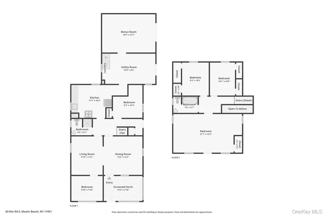 $460,000 | 83 Elm Road East, Mastic Beach, NY 11951