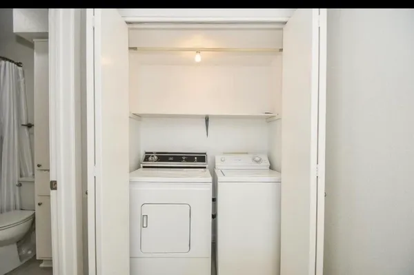 a view of washer and dryer