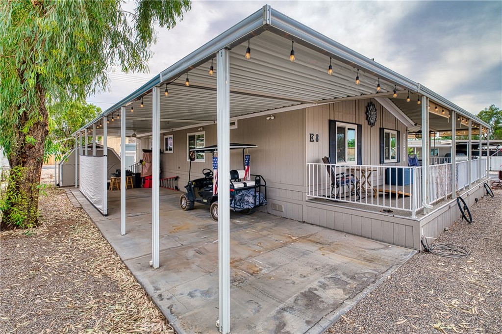 2054 Parker Dam Road, Unit E8 Earp, CA 92242 - Photo 63 of 75 a view of a house with porch and furniture