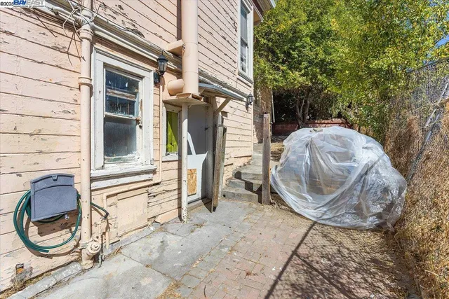 a view of a house with a snow