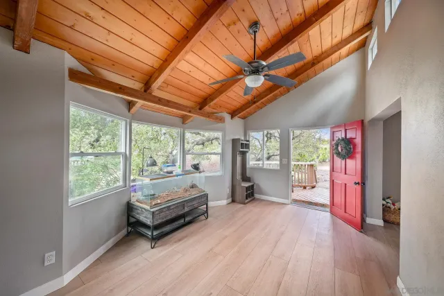 a room with natural light