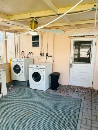 a view of a storage & utility room
