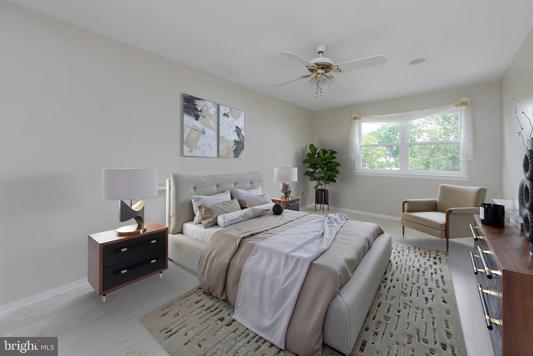 75 Hartford Road Sewell, NJ 08080 - Photo 18 of 23 a bed room with a bed and a chandelier