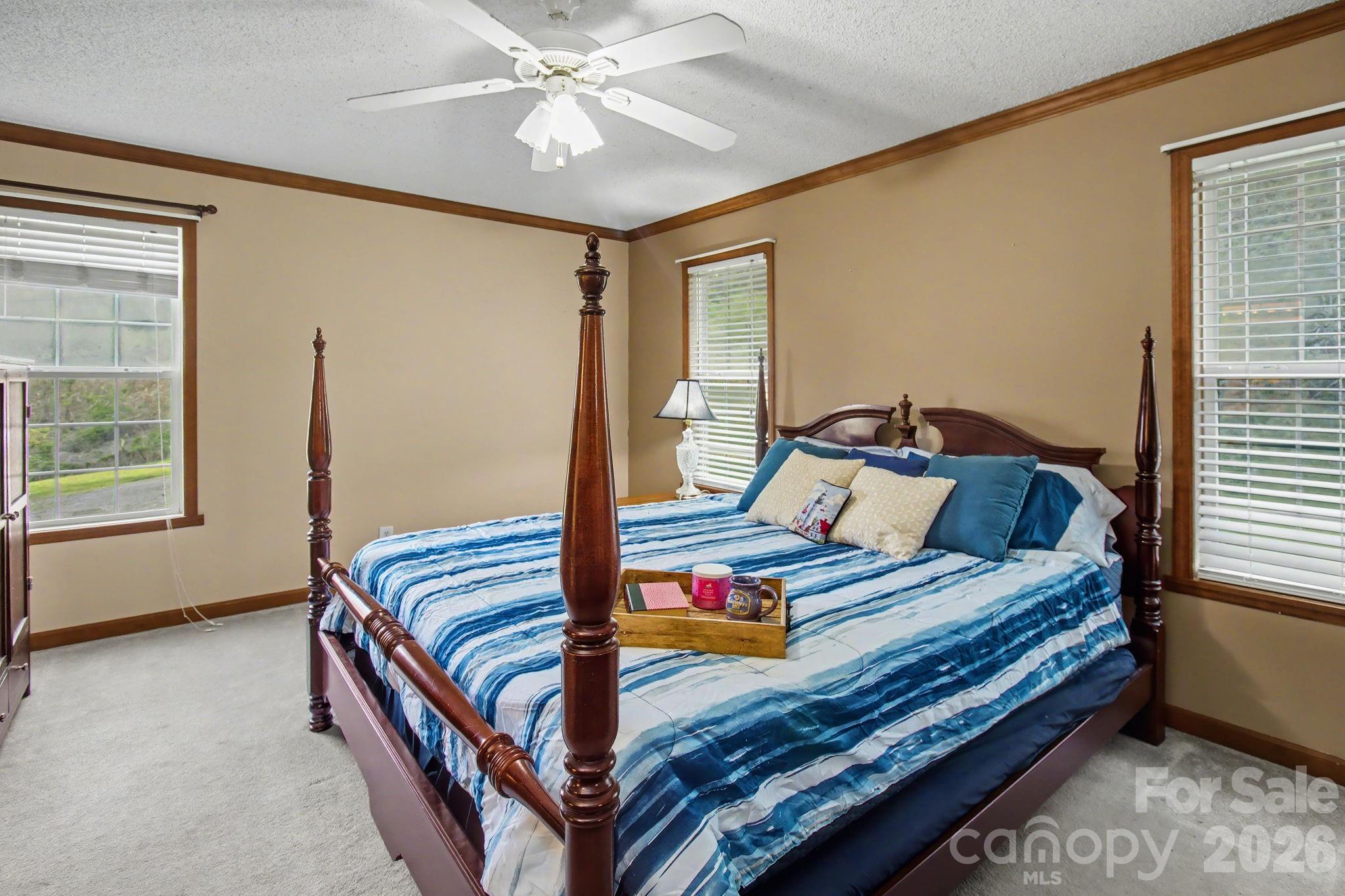 74 Chambers Road Weaverville, NC 28787 - Photo 21 of 43 a bedroom with a bed and window