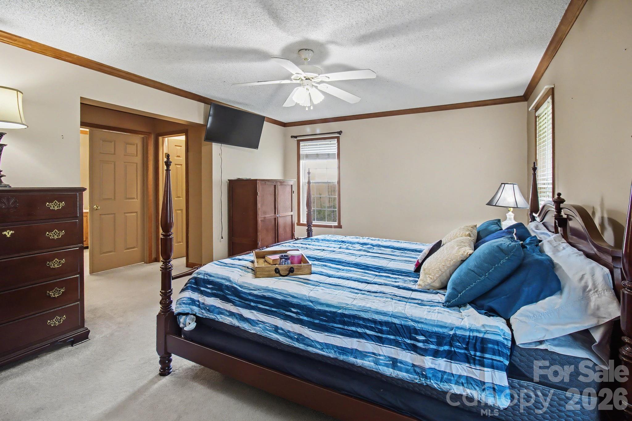 74 Chambers Road Weaverville, NC 28787 - Photo 24 of 43 a bedroom with furniture and a bed