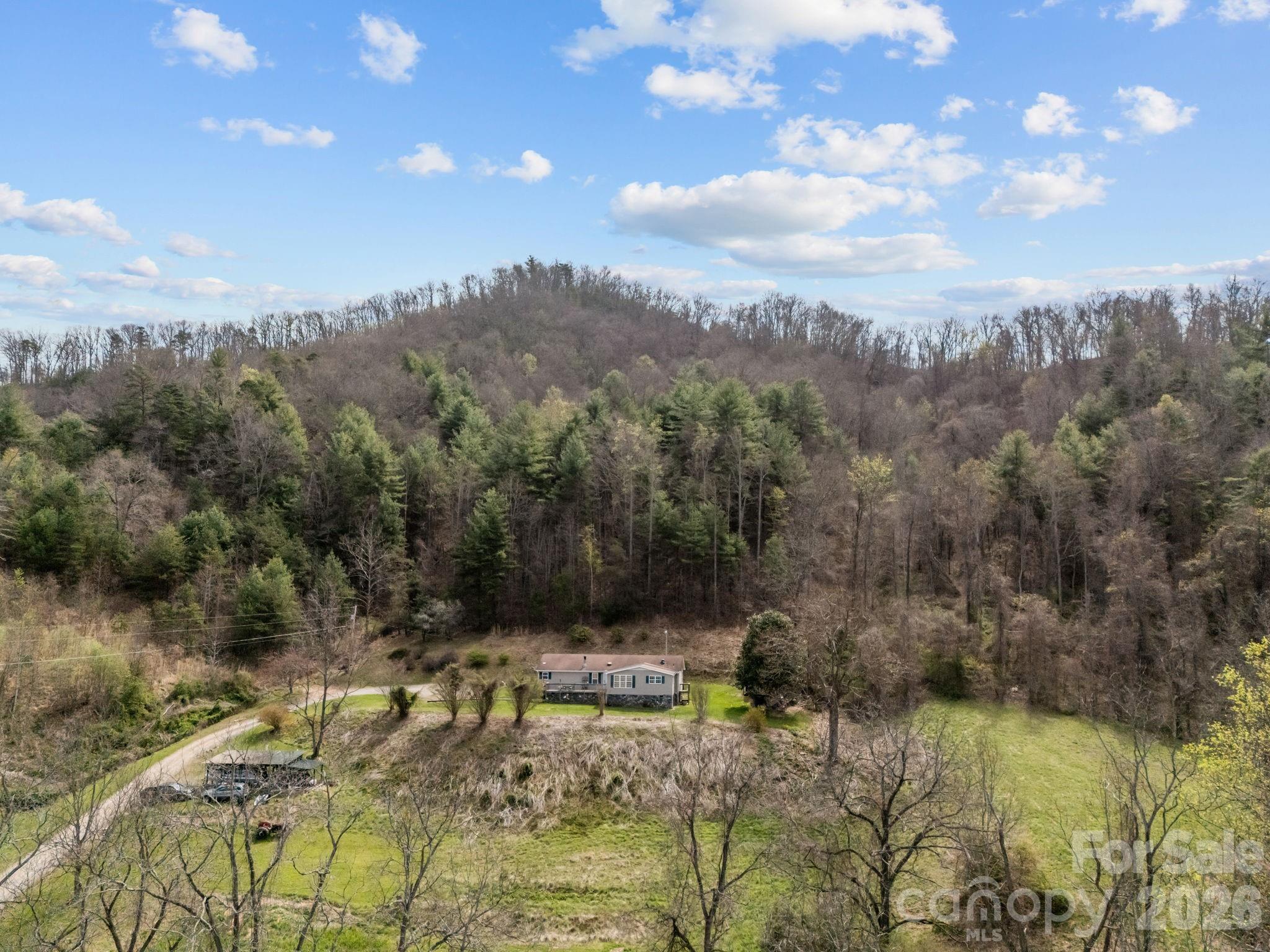74 Chambers Road Weaverville, NC 28787 - Photo 6 of 43 a view of outdoor space and mountain view