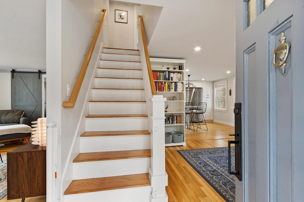 68 Still River Road Harvard, MA 01451 - Photo 3 of 41 a view of entryway and hall with wooden floor