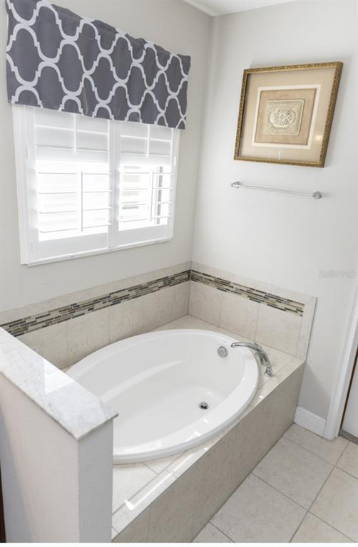 1216 Old Windsor Way Spring Hill, FL 34609 - Photo 13 of 31 a bathroom with a bathtub and a shower