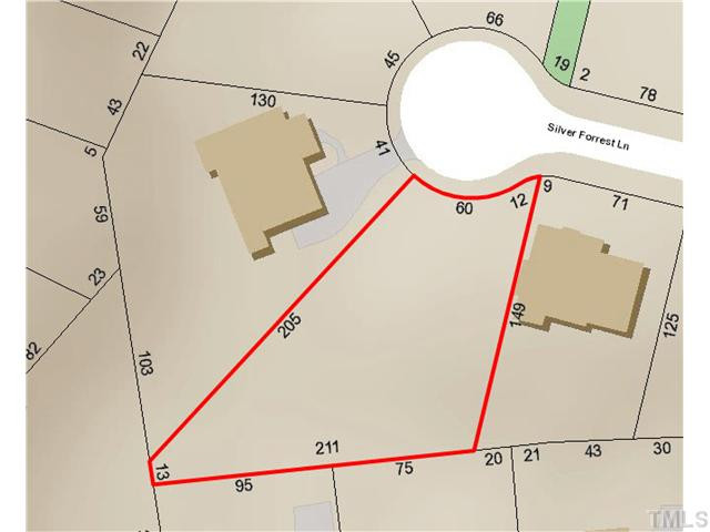 3611 Silver Forrest Lane Raleigh, NC 27614 - Photo 2 of 2 Land/Lot