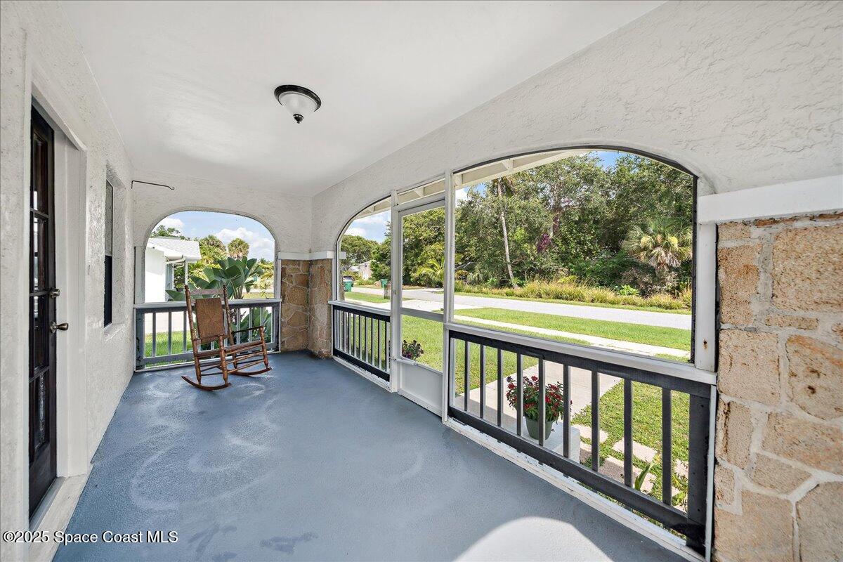 415 2nd Avenue Indialantic, FL 32903 - Photo 11 of 51 a view of an entryway with hardwood