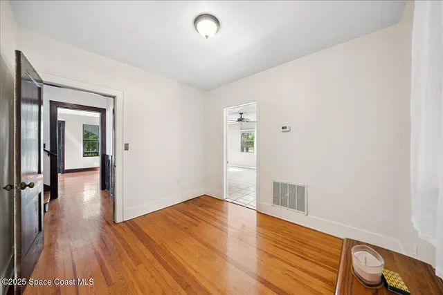 wooden floor in an empty room