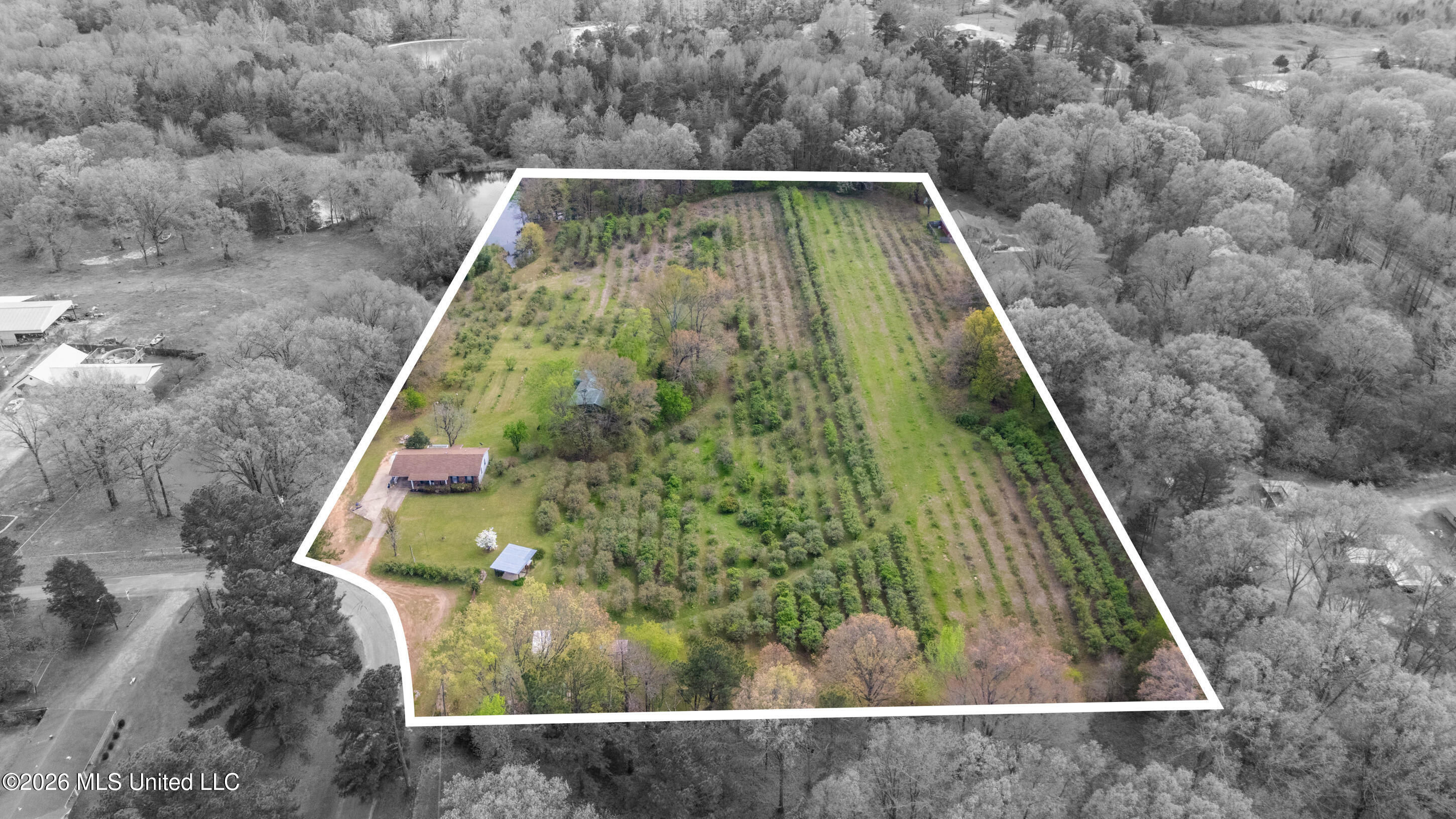 400 Pioneer Village Road Senatobia, MS 38668 - Photo 24 of 32 Drone View 7.9 Acres