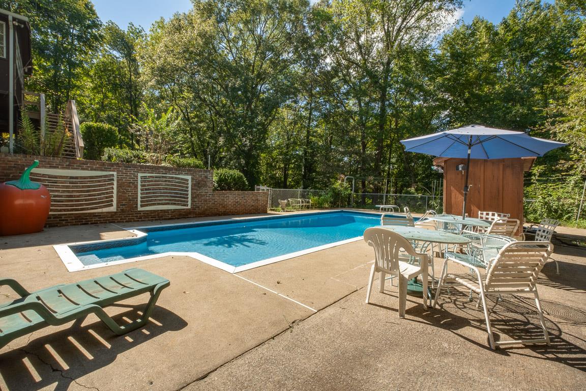 528 Georgetown Road Clarksville, TN 37043 - Photo 26 of 30 a view of backyard with seating space and trees