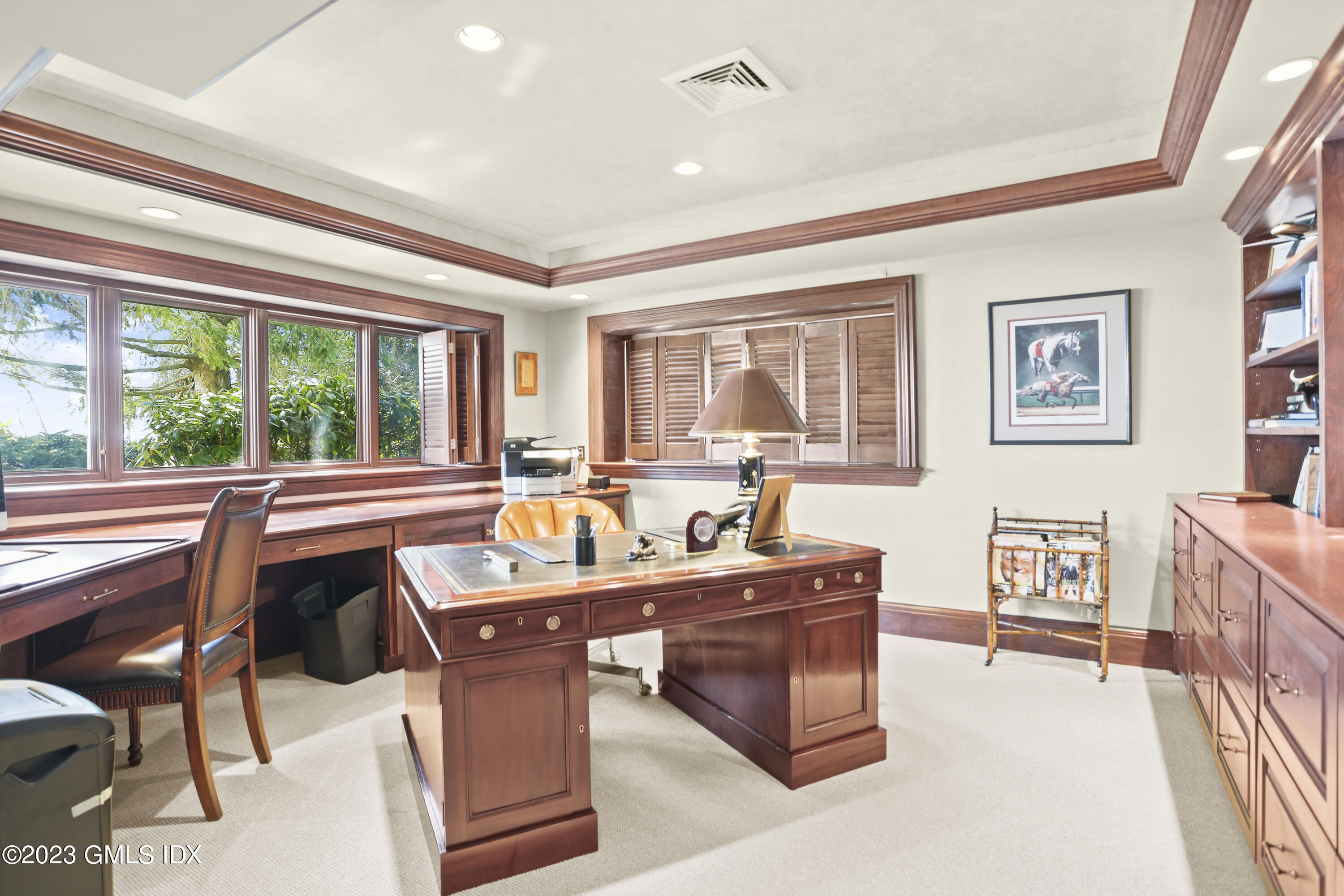 18 Pilot Rock Lane Riverside, CT 06878 - Photo 37 of 50 a view of a dining room with furniture window and outside view