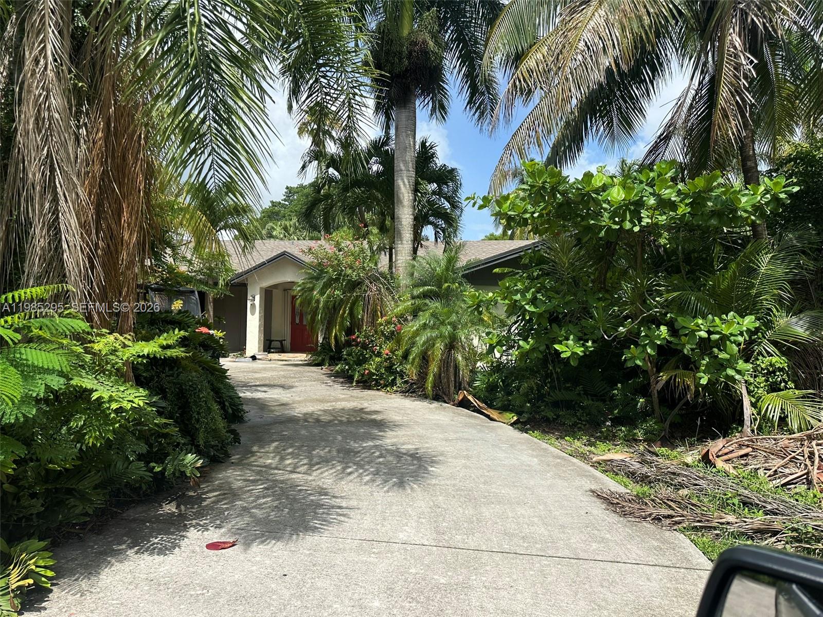 29400 Southwest 179th Avenue Homestead, FL 33030 - Photo 3 of 49 a view of a yard with plants and trees