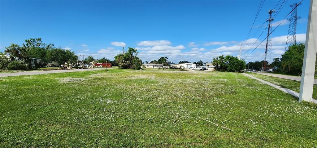 466 Booth Street Punta Gorda, FL 33950 - Photo 4 of 5 a view of a big yard with a fountain and a big yard