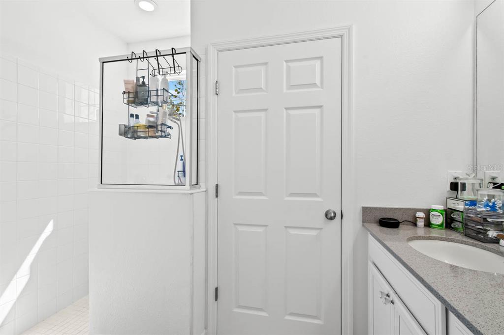 6262 Goldcoast Avenue Apollo Beach, FL 33572 - Photo 14 of 65 a bathroom with a sink and a mirror