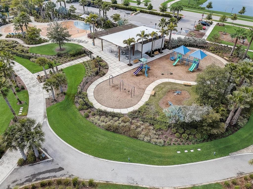6262 Goldcoast Avenue Apollo Beach, FL 33572 - Photo 41 of 65 an aerial view of a house with garden