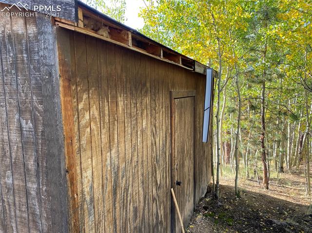 186 Wayward Wind Road Divide, CO 80814 - Photo 7 of 9 Back shed