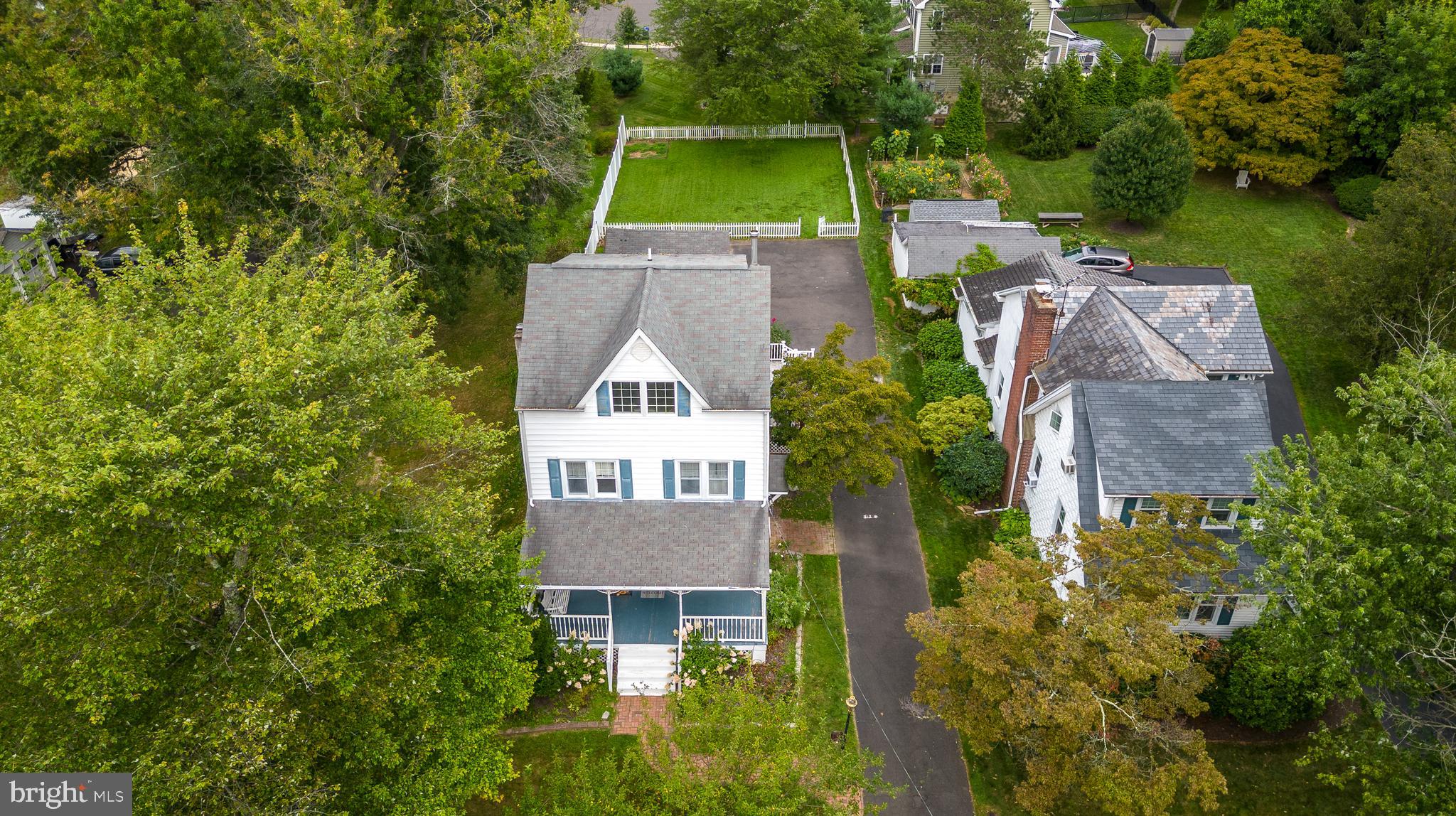 Overview of home and rear yard.